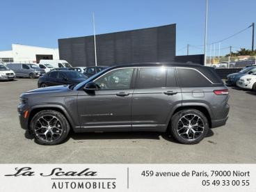 SPOTICAR Jeep Cherokee Grand Cherokee 2.0 T 380ch 4xe Summit Reserve Quadra-trac Ii Bva8 Occasion - Suv-4x4 Hybride Rechargeable Baltic Grey Métallisé + Toit Noir - Niort - 1203802017_2