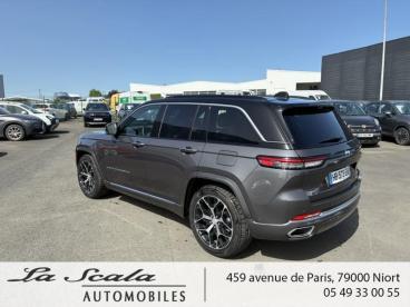 SPOTICAR Jeep Cherokee Grand Cherokee 2.0 T 380ch 4xe Summit Reserve Quadra-trac Ii Bva8 Occasion - Suv-4x4 Hybride Rechargeable Baltic Grey Métallisé + Toit Noir - Niort - 1203802017_3