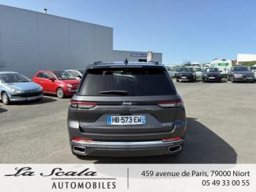 SPOTICAR Jeep Cherokee Grand Cherokee 2.0 T 380ch 4xe Summit Reserve Quadra-trac Ii Bva8 Occasion - Suv-4x4 Hybride Rechargeable Baltic Grey Métallisé + Toit Noir - Niort - 1203802017_4