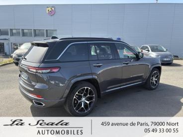 SPOTICAR Jeep Cherokee Grand Cherokee 2.0 T 380ch 4xe Summit Reserve Quadra-trac Ii Bva8 Occasion - Suv-4x4 Hybride Rechargeable Baltic Grey Métallisé + Toit Noir - Niort - 1203802017_5
