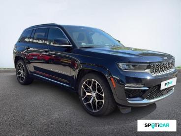 SPOTICAR Jeep Cherokee Grand Cherokee 2.0 T 380ch 4xe Summit Reserve Quadra-trac Ii Bva8 Occasion - Suv-4x4 Hybride Rechargeable Midnight Sky Métallisé + Toit Noir - Perpignan - 1203803652_3