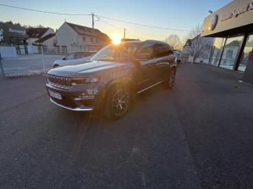 SPOTICAR Jeep Cherokee Grand Cherokee 2.0 T 380ch 4xe Summit Reserve Quadra-trac Ii Bva8 Occasion - Suv-4x4 Hybride Rechargeable Baltic Grey Métallisé + Toit Noir - Brive - 1203845546_3