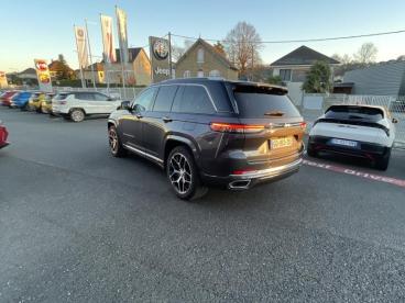 SPOTICAR Jeep Cherokee Grand Cherokee 2.0 T 380ch 4xe Summit Reserve Quadra-trac Ii Bva8 Occasion - Suv-4x4 Hybride Rechargeable Baltic Grey Métallisé + Toit Noir - Brive - 1203845546_4