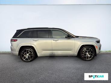 SPOTICAR Jeep Cherokee Grand Cherokee 2.0 T 380ch 4xe Summit Reserve Quadra-trac Ii Bva8 Occasion - Suv-4x4 Hybride Rechargeable Silver Zynith Métallisé + Toit Noir - Perpignan - 1203854652_4