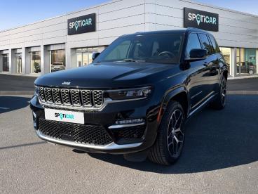 SPOTICAR Jeep Cherokee Grand Cherokee 2.0 T 380ch 4xe Summit Reserve Quadra-trac Ii Bva8 Occasion - Suv-4x4 Hybride Rechargeable Diamond Black Perlé - Villeneuve-d'ascq - 1203937206_1