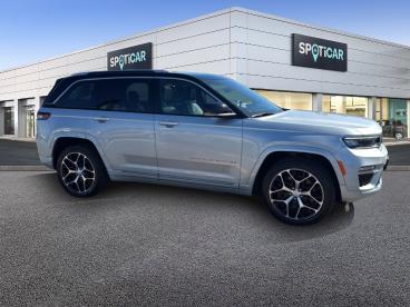 SPOTICAR Jeep Cherokee Grand Cherokee 2.0 T 380ch 4xe Summit Reserve Quadra-trac Ii Bva8 Occasion - Suv-4x4 Hybride Rechargeable Silver Zynith Métallisé + Toit Noir - Saint Leonard - 1203970641_4