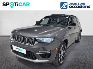SPOTICAR Jeep Cherokee Grand Cherokee 4xe 2.0 T 380 Ch Phev 4x4 Bva8 Summit Reserve Occasion - Suv-4x4 Hybride Gris - Seynod - 1204000747_1