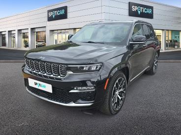 SPOTICAR Jeep Cherokee Grand Cherokee 4xe 2.0 T 380 Ch Phev 4x4 Bva8 Summit Reserve Occasion - Suv-4x4 Hybride Gris Fonce - Chatenoy Le Royal - 1204003979_1
