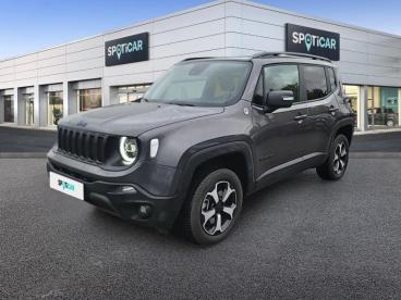 SPOTICAR Jeep Renegade 1.3 Turbo T4 240ch 4xe Trailhawk At6 Occasion - Suv-4x4 Hybride Rechargeable Sting Gray - Ales - 1203748156_1