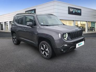 SPOTICAR Jeep Renegade 1.3 Turbo T4 240ch 4xe Trailhawk At6 Occasion - Suv-4x4 Hybride Rechargeable Sting Gray - Ales - 1203748156_3