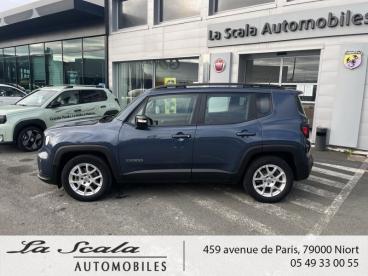 SPOTICAR Jeep Renegade 1.5 Turbo T4 130ch Mhev Limited Bvr7 Occasion - Suv-4x4 Hybride Blue Shade Métallisé - Niort - 1203781449_2
