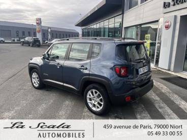 SPOTICAR Jeep Renegade 1.5 Turbo T4 130ch Mhev Limited Bvr7 Occasion - Suv-4x4 Hybride Blue Shade Métallisé - Niort - 1203781449_3
