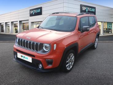 SPOTICAR Jeep Renegade 1.6 I Multijet 130 Ch Bvm6 Limited Occasion - Suv-4x4 Diesel Orange - Pontarlier - 1203824474_1