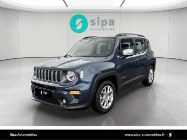 SPOTICAR Jeep Renegade 1.5 Turbo T4 130 Ch Bvr7 E-hybrid Limited Occasion - Suv-4x4 Essence Bleu - Merignac - 1203891502_1