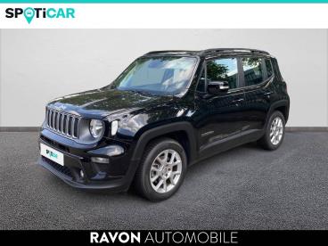 SPOTICAR Jeep Renegade 1.5 Turbo T4 130 Ch Bvr7 E-hybrid Limited Occasion - Suv-4x4 Hybride Noir - Saint-etienne - 1204029222_1
