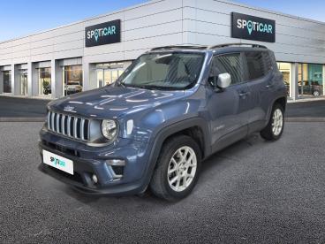 SPOTICAR Jeep Renegade 1.3 Turbo T4 190 Ch Phev Bva6 4xe Eawd Limited Occasion - Suv-4x4 Hybride Rechargeable Bleu - Montmorot - 1204087988_1