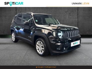 SPOTICAR Jeep Renegade 1.5 Turbo T4 130ch Mhev Longitude Bvr7 Occasion - Suv-4x4 Hybride Solid Black - Lievin - 1204156057_1