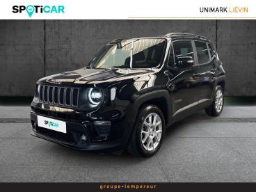 SPOTICAR Jeep Renegade 1.5 Turbo T4 130ch Mhev Longitude Bvr7 Occasion - Suv-4x4 Hybride Solid Black - Lievin - 1204156057_3