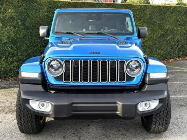SPOTICAR Jeep Wrangler 2.0 T 380ch 4xe Sahara Command Trac Occasion - Suv-4x4 Hybride Rechargeable Hydro Blue - Saint-cloud - 1203318090_3