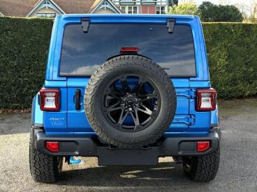 SPOTICAR Jeep Wrangler 2.0 T 380ch 4xe Sahara Command Trac Occasion - Suv-4x4 Hybride Rechargeable Hydro Blue - Saint-cloud - 1203318090_4