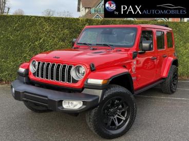 SPOTICAR Jeep Wrangler 2.0 T 380ch 4xe Sahara Command Trac Occasion - Suv-4x4 Hybride Rechargeable Rouge - Saint-cloud - 1203359874_1
