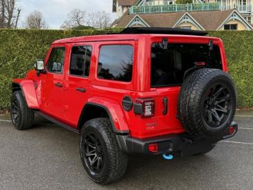 SPOTICAR Jeep Wrangler 2.0 T 380ch 4xe Sahara Command Trac Occasion - Suv-4x4 Hybride Rechargeable Rouge - Saint-cloud - 1203359874_2