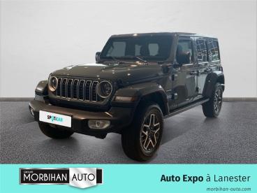 SPOTICAR Jeep Wrangler 2.0 I T 380 4xe Sahara 4wd Auto Occasion - Suv-4x4 Hybride Rechargeable Noir - Lanester Cedex - 1203464482_1