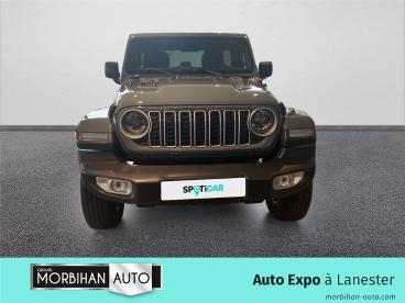 SPOTICAR Jeep Wrangler 2.0 I T 380 4xe Sahara 4wd Auto Occasion - Suv-4x4 Hybride Rechargeable Noir - Lanester Cedex - 1203464482_2