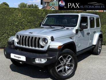 SPOTICAR Jeep Wrangler 2.0 T 380ch 4xe Sahara Command Trac Occasion - Suv-4x4 Hybride Rechargeable Argenté - Saint-cloud - 1203536805_1