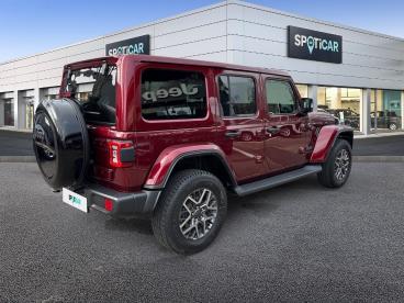 SPOTICAR Jeep Wrangler Unlimited 4xe 2.0 L T 380 Ch Phev 4x4 Bva8 80th An Occasion - Suv-4x4 Hybride Rouge - Saint-etienne - 1203551347_2