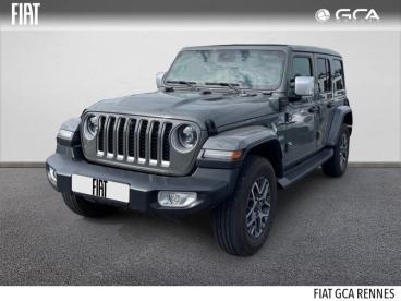 SPOTICAR Jeep Wrangler 2.0 T 380ch 4xe Sahara Command Trac Occasion - Suv-4x4 Hybride Rechargeable Silver Zynith Métallisée - Cesson-sevigne - 1203577523_1