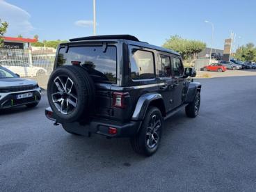 SPOTICAR Jeep Wrangler 2.0 T 380ch 4xe Sahara Command Trac Occasion - Suv-4x4 Hybride Rechargeable Granite Crystal Métallisée - Perpignan - 1203627932_5