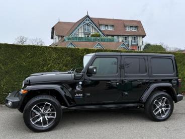 SPOTICAR Jeep Wrangler 2.0 T 380ch 4xe Sahara Command Trac Occasion - Suv-4x4 Hybride Rechargeable Black - Saint-cloud - 1203698079_5