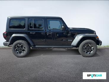 SPOTICAR Jeep Wrangler 2.0 T 380ch 4xe Rubicon Rock-trac Occasion - Suv-4x4 Hybride Rechargeable Black - Narbonne - 1203736385_4