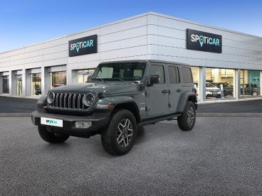 SPOTICAR Jeep Wrangler Unlimited 4xe 2.0 T 380 Ch Phev 4x4 Bva8 Sahara Occasion - Suv-4x4 Hybride Gris - Lyon - 1203738900_1
