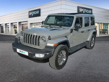 SPOTICAR Jeep Wrangler 2.0 T 380ch 4xe Sahara Command-trac My23 Occasion - Suv-4x4 Hybride Rechargeable Sting Gray - Villeneuve-les-beziers - 1203754938_1