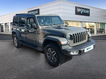 SPOTICAR Jeep Wrangler 2.0 T 380ch 4xe Sahara Command-trac My23 Occasion - Suv-4x4 Hybride Rechargeable Sting Gray - Villeneuve-les-beziers - 1203754938_3