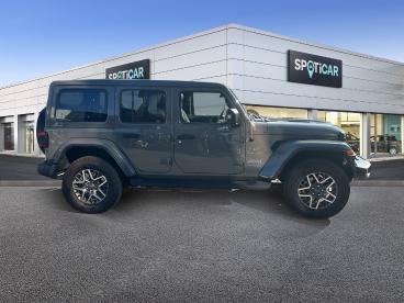 SPOTICAR Jeep Wrangler 2.0 T 380ch 4xe Sahara Command-trac My23 Occasion - Suv-4x4 Hybride Rechargeable Sting Gray - Villeneuve-les-beziers - 1203754938_4