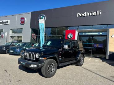 SPOTICAR Jeep Wrangler Unlimited 4xe 2.0 L T 380 Ch Phev 4x4 Bva8 Overlan Occasion - Suv-4x4 Hybride Noir - Gap - 1203755888_1