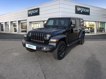 SPOTICAR Jeep Wrangler 2.0 T 380ch 4xe Rubicon Rock-trac Occasion - Suv-4x4 Hybride Rechargeable Blanc - Reims - 1203762420_1