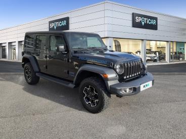 SPOTICAR Jeep Wrangler 2.0 T 380ch 4xe Rubicon Rock-trac Occasion - Suv-4x4 Hybride Rechargeable Blanc - Reims - 1203762420_3