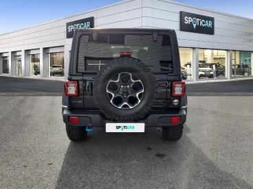 SPOTICAR Jeep Wrangler 2.0 T 380ch 4xe Rubicon Rock-trac Occasion - Suv-4x4 Hybride Rechargeable Blanc - Reims - 1203762420_5