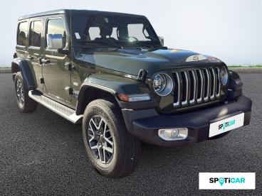 SPOTICAR Jeep Wrangler 2.0 T 380ch 4xe Overland Command-trac My23 Occasion - Suv-4x4 Hybride Rechargeable Sarge Green - Narbonne - 1203810291_3