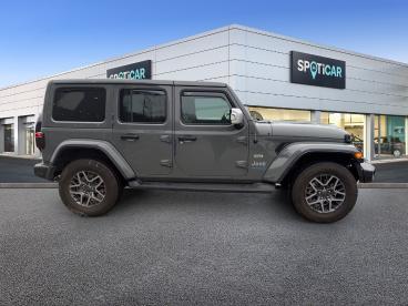 SPOTICAR Jeep Wrangler Unlimited 4xe 2.0 L T 380 Ch Phev 4x4 Bva8 Overlan Occasion - Suv-4x4 Hybride Gris Fonce - Chatenoy Le Royal - 1203810826_4