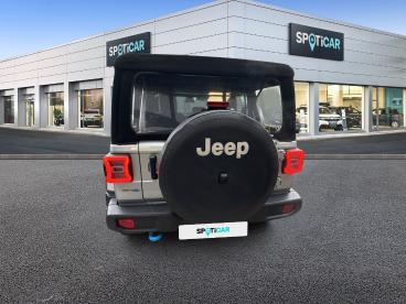 SPOTICAR Jeep Wrangler Unlimited 4xe 2.0 L T 380 Ch Phev 4x4 Bva8 Sahara Occasion - Suv-4x4 Hybride Gris Fonce - Villefranche sur saone - 1203814699_5