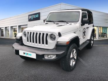 SPOTICAR Jeep Wrangler 2.2 L Multijet Adblue 200 Ch 4x4 Bva8 Sahara Occasion - Suv-4x4 Diesel Blanc - Macon Cedex 9 - 1203825650_1