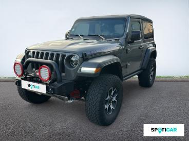 SPOTICAR Jeep Wrangler 2.0 T 272ch Rubicon Rock-trac Bva8 Occasion - Suv-4x4 Essence Granite Crystal Métallisée - Perpignan - 1203861364_1
