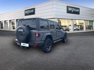 SPOTICAR Jeep Wrangler 2.0 T 380ch 4xe Rubicon Rock-trac My23 Occasion - Suv-4x4 Hybride Rechargeable Sting Gray - Brest - 1203864095_3