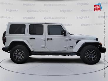 SPOTICAR Jeep Wrangler 2.0 T 380ch 4xe 80th Anniversary Command-trac Occasion - Suv-4x4 Hybride Rechargeable Blanc - Illzach - 1203876770_4