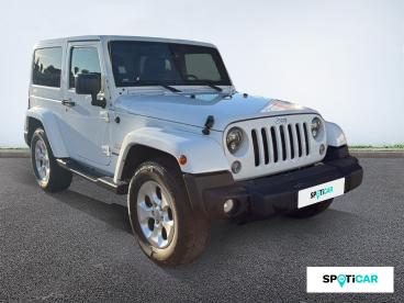 SPOTICAR Jeep Wrangler 2.8 Crd 200 Fap Sahara Bva Occasion - Suv-4x4 Diesel Bright White - Perpignan - 1203880773_3